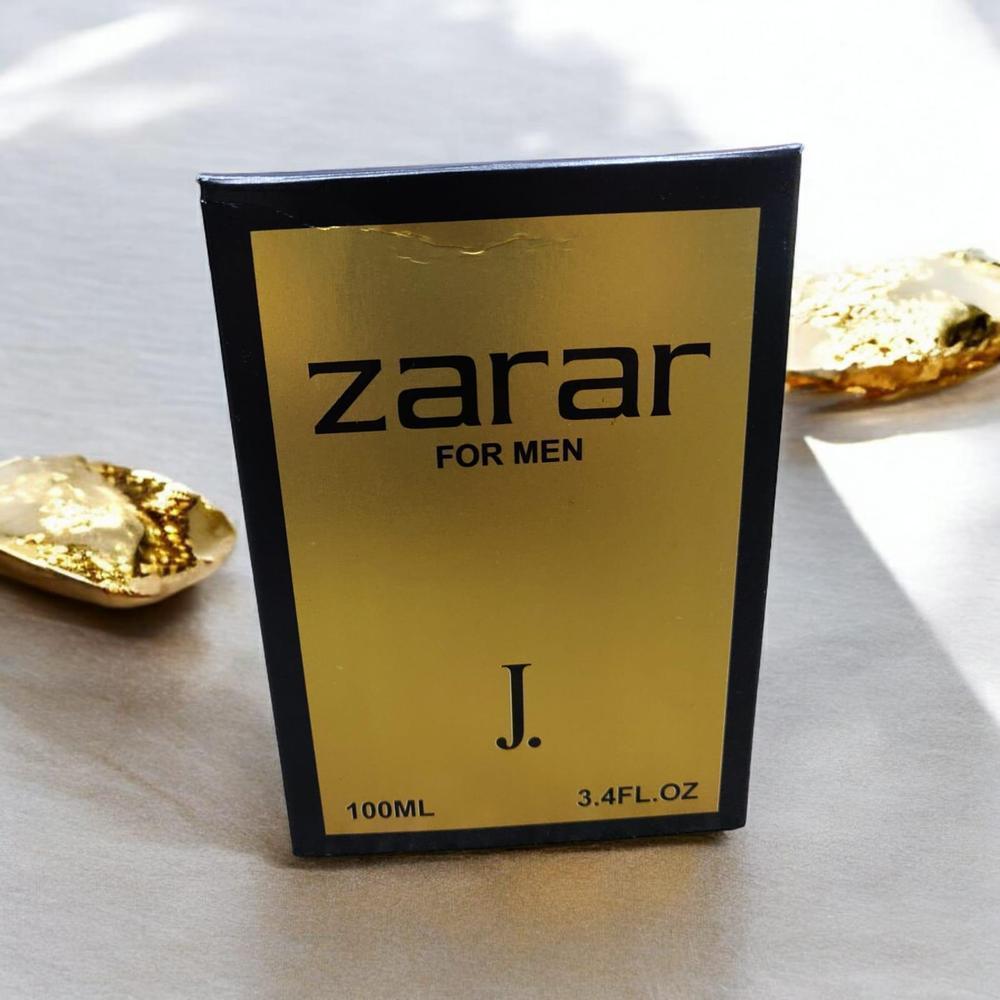 Zarar Long Lasting Fragrance Perfume For Men 100ml Gold Black