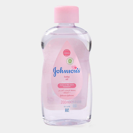 Johnson's Baby Oil 200ml Pink Bottle Daily Moisture