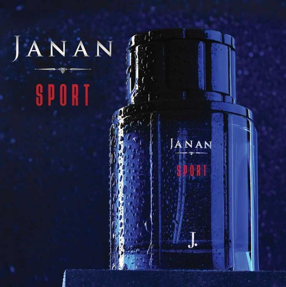 Janan Sport Unisex Fragrance 100ml Glass Bottle