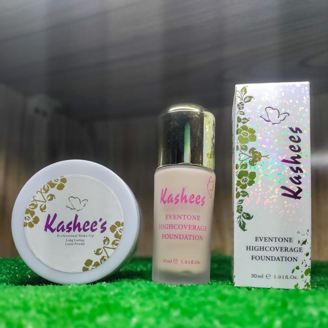 Kashees 2-in-1 Foundation Loose Powder Set