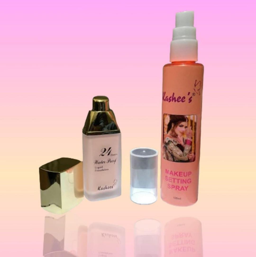Kashees 2-in-1 Foundation Setting Spray Duo