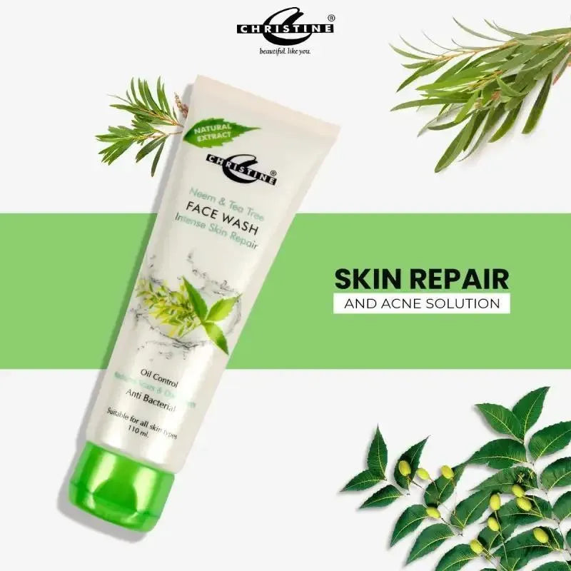 Christine Neem Tea Tree Face Wash 110ml Skin Repair