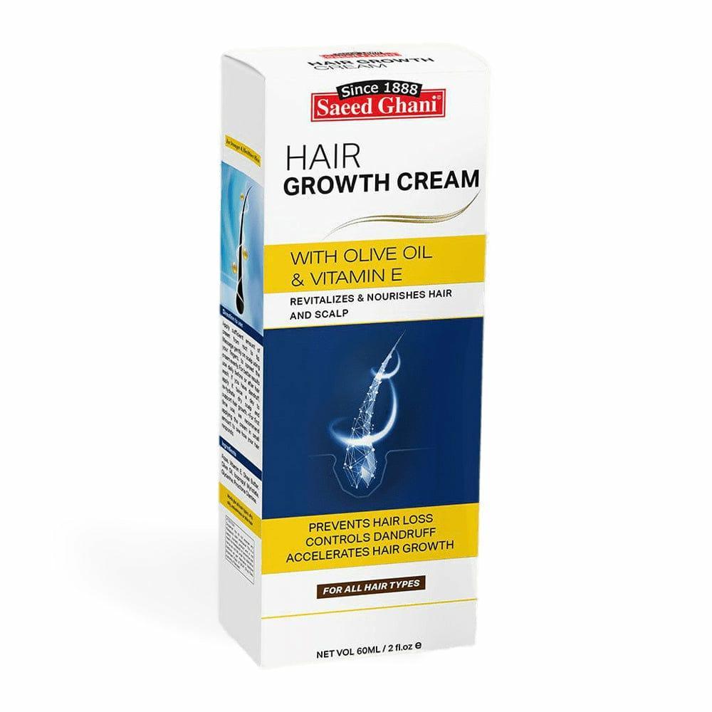 Saeed Ghani Hair Growth Cream 60ml Olive Oil Vitamin E