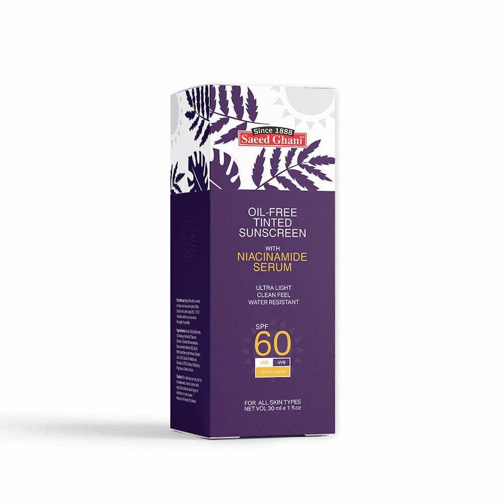 Oil Free Tinted Sunscreen SPF 60 Niacinamide Serum 30ml