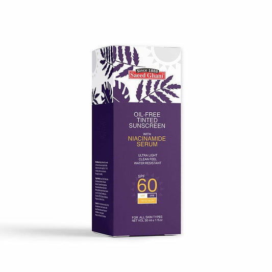 Oil Free Tinted Sunscreen SPF 60 Niacinamide Serum 30ml