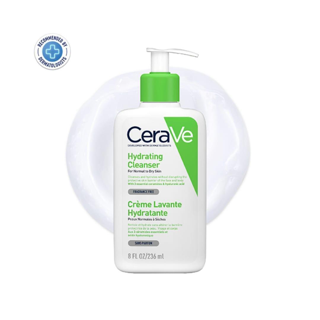 Cerave Hydrating Facial Cleanser 236ml For Normal To Dry Skin