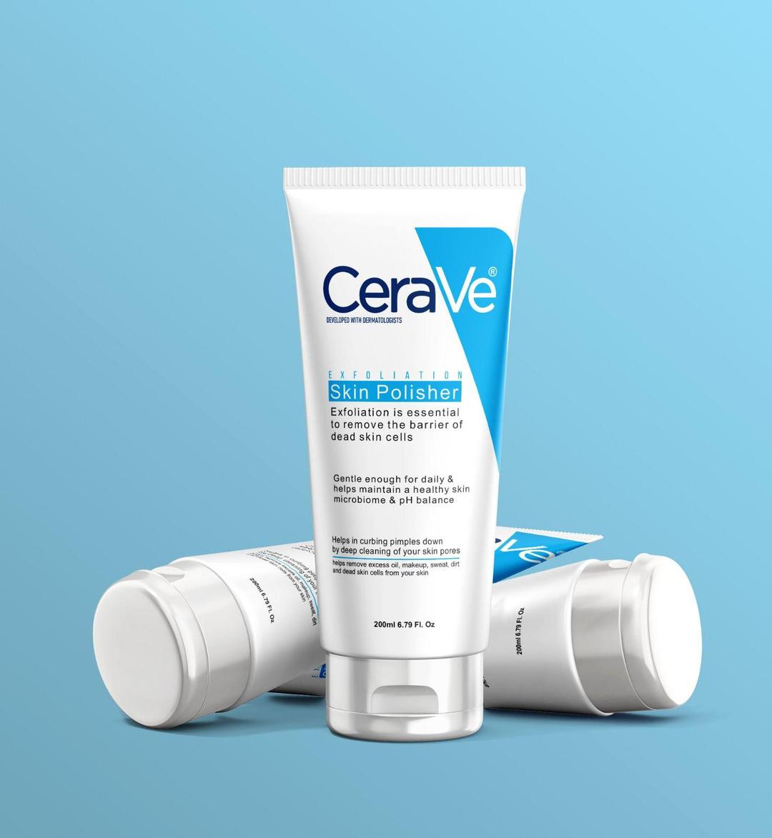 CeraVe Skin Polisher 200ml Exfoliator Whitening Anti Aging