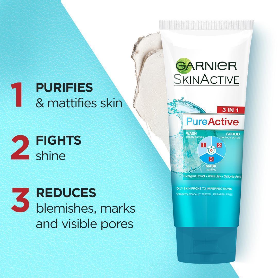 Garnier Whitening Face Wash 100ml All Skin Types