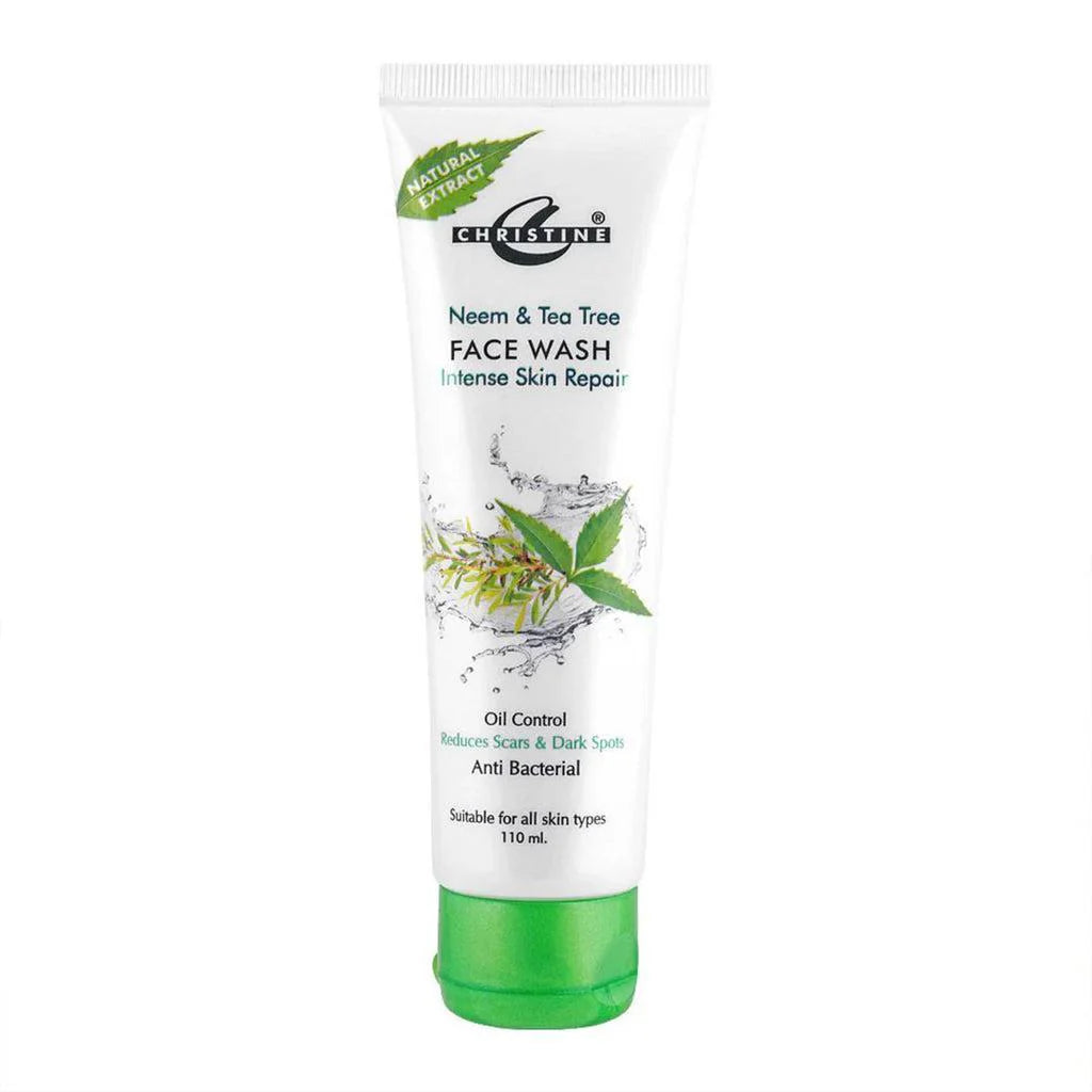 Christine Neem Tea Tree Face Wash 110ml Brightening Anti Dark Spot
