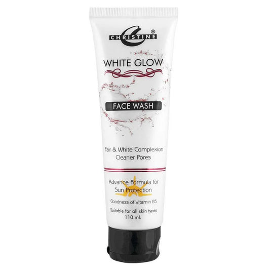 Christine White Glow Face Wash 110ml Brightening Pore Cleanser