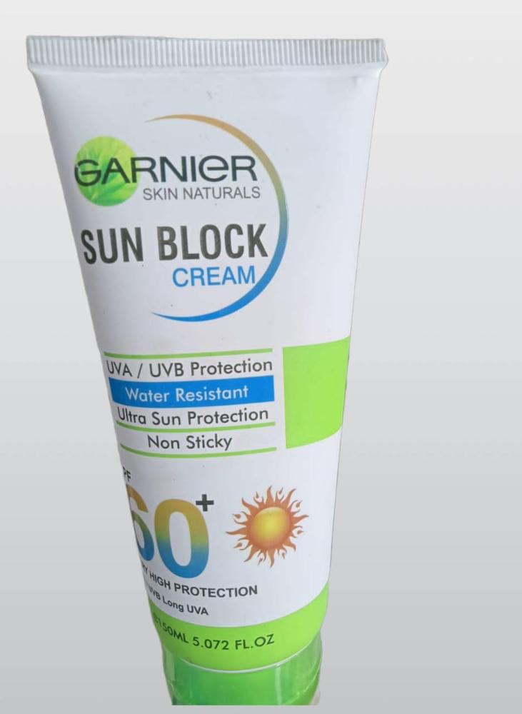 Garnier Sun Block Cream SPF 60 Water Resistant