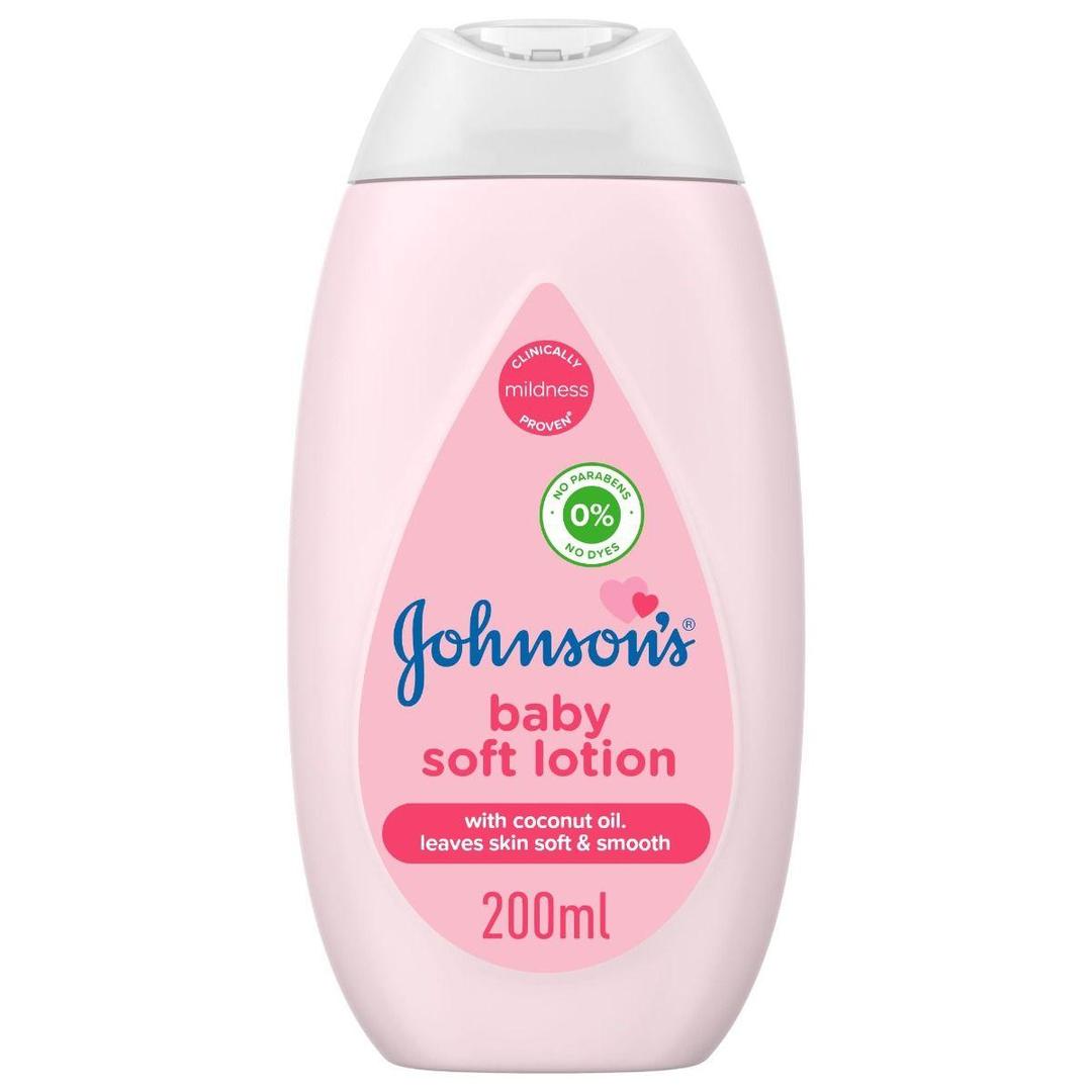 Johnson's Baby Soft Lotion 200ml Pink Bottle