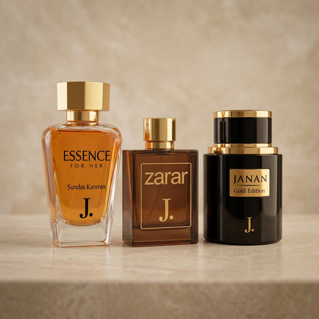 Unisex Long Lasting Bergamot Perfume Set of 3